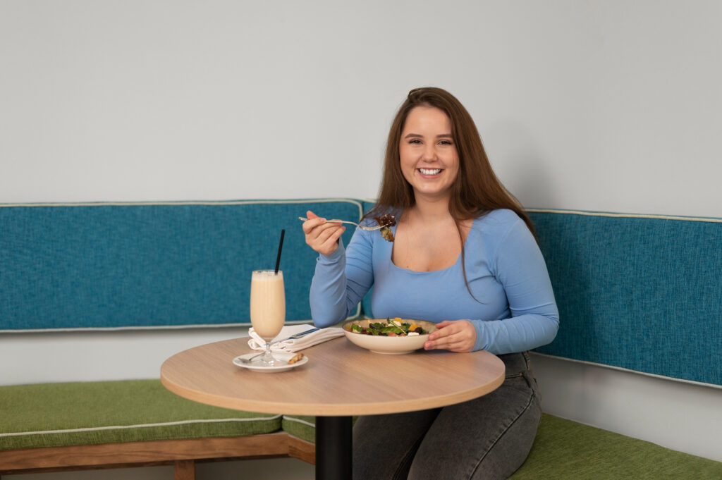 mujer con lipedema haciendo dieta